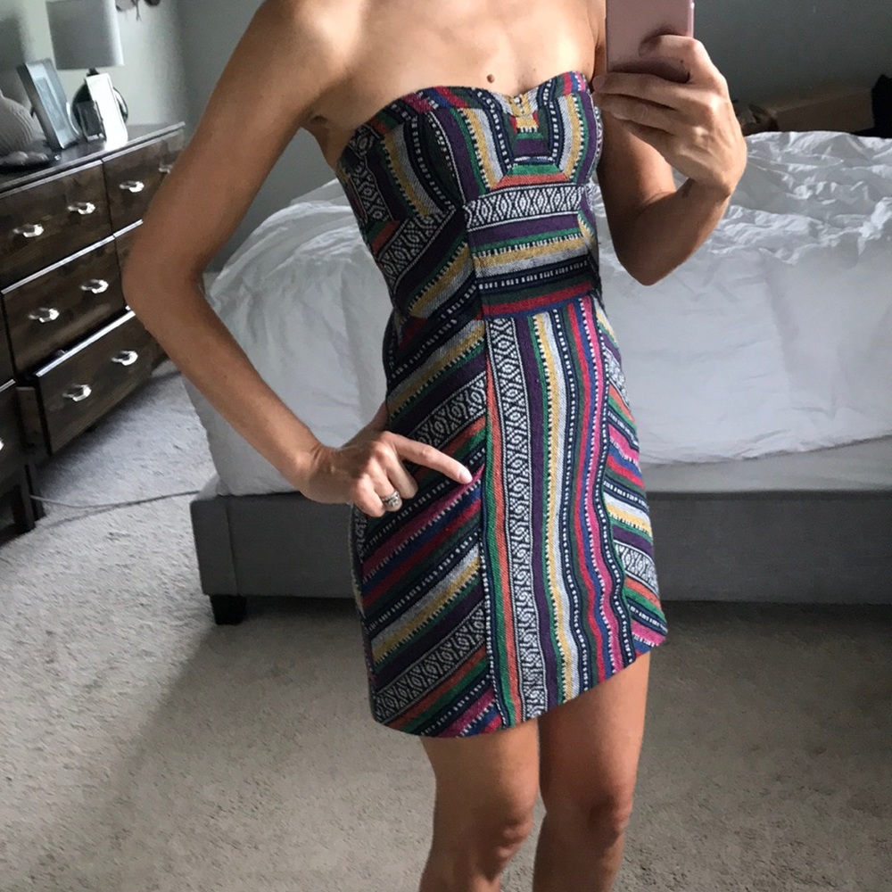 Urban Outfitters strapless dress